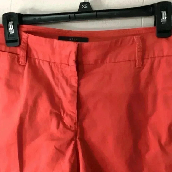 J. Crew Women's  Chino Shorts Red Size 6 - Picture 2 of 7